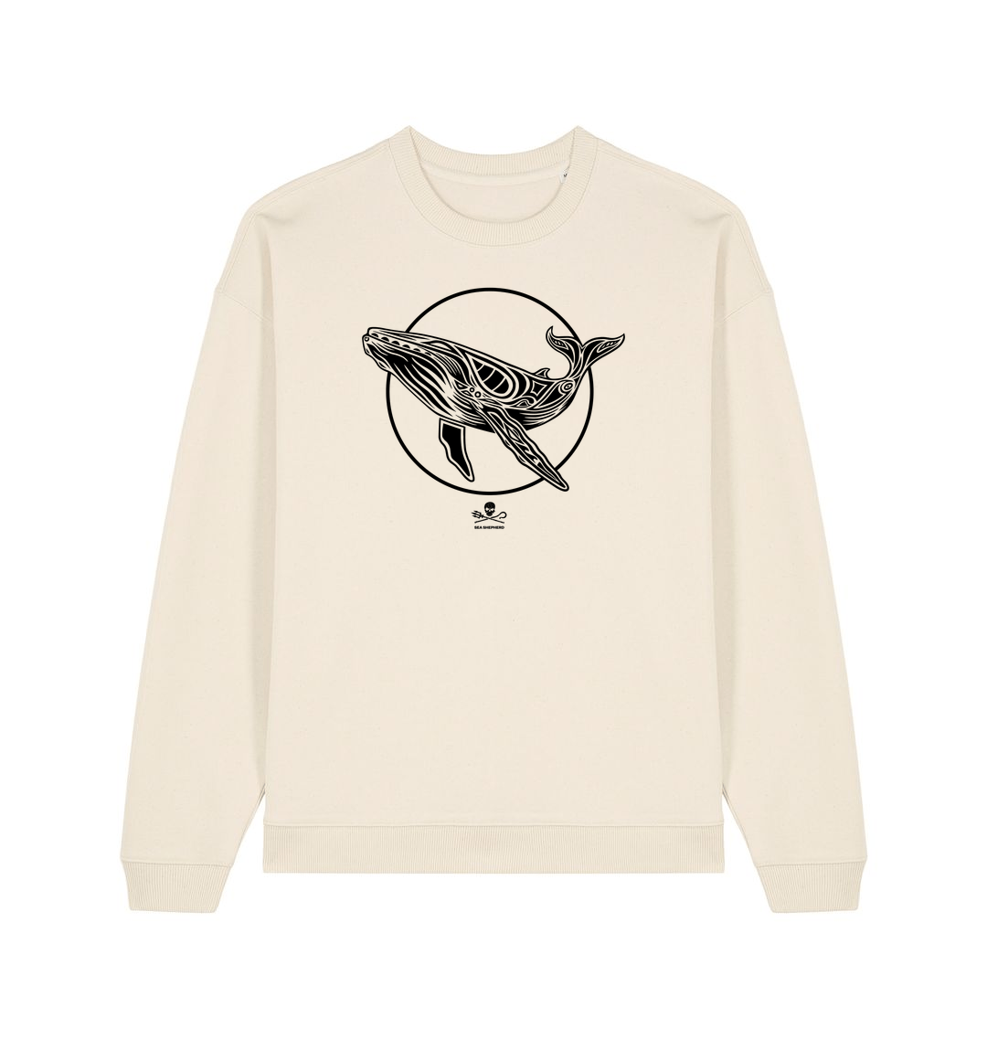 Natural Raw Printed Sweater Front